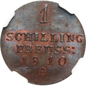Germany, Prussia, Friedrich Wilhelm III, 1 Schilling 1810 A, Berlin