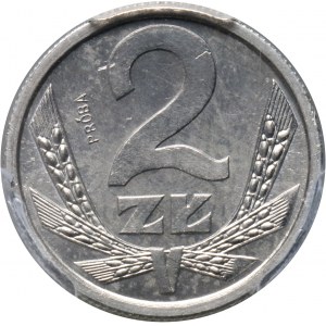 PRL, 2 złote 1989, PRÓBA, aluminium