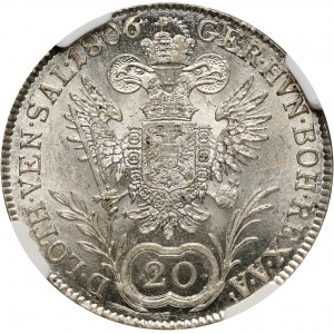 Austria, Franz II, 20 Kreuzer 1806 A, Vienna