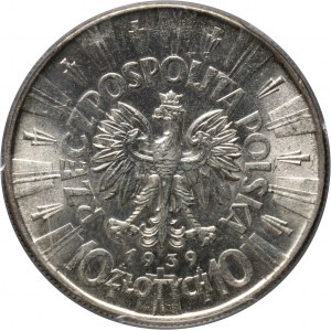 II RP, 10 złotych 1939, Warszawa, Józef Piłsudski