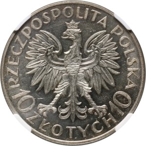 II RP, 10 złotych 1933, Warszawa, Jan III Sobieski, PROOFLIKE