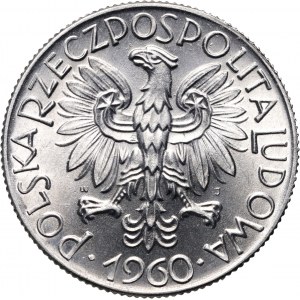 PRL, 5 złotych 1960, Rybak