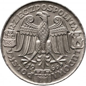 PRL, 100 złotych 1966, Mieszko i Dąbrówka, PRÓBA, nikiel