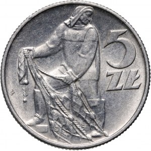 PRL, 5 złotych 1971, Rybak