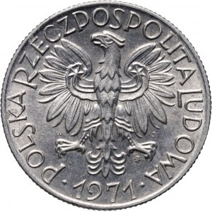 PRL, 5 złotych 1971, Rybak