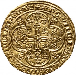 Belgium, Flanders, Louis II de Male, Chaise d'or ND (1369-1384)