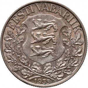 Estonia, 1 Corona 1933, Tallinn Song Festival