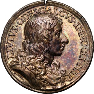 Włochy XVII wiek, medal bez daty, Livio Odescalchi