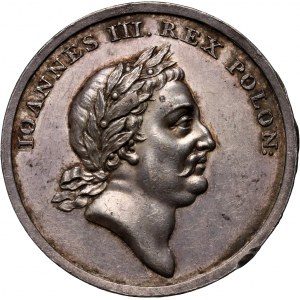 Stanisław August Poniatowski, medal z 1783 roku, z okazji odsłonięcia pomnika Jana III Sobieskiego