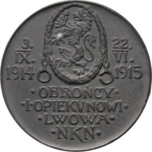 XX wiek, medal z 1915 roku, Tadeuszowi Rutowskiemu Obrońcy i Opiekunowi Lwowa