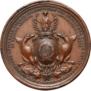 Stanislaw August Poniatowski, Medaille von 1748, 50. Geburtstag von Jan Malachowski