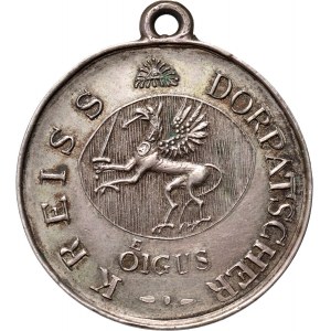 Łotwa, Livonia, Aleksander I, odznaka sędziego Biskupstwa Dorpackiego, 1820