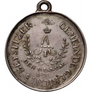 Latvia, Livonia, Alexander I, Dorpat District Church Consistory Delegate Medal, 1820