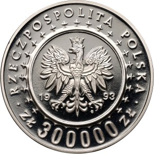 III RP, 300000 złotych 1993, Zamek w Łańcucie, PRÓBA, nikiel