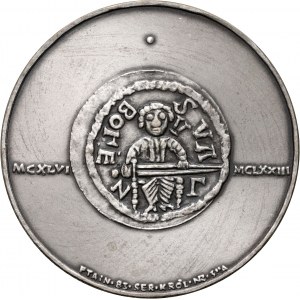 PRL, Seria królewska PTAiN, medal z 1983 roku, Bolesław IV Kędzierzawy, SREBRO