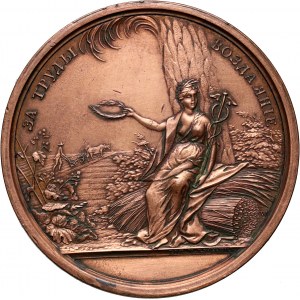 Rosja, Katarzyna II, medal bez daty (ok. 1768), Społeczeństwo Liberalnej Gospodarki, Nowodieł
