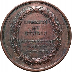 Russia, Alexander I, medal ND (ca. 1804), Prize of the Dorpat University, Novodel