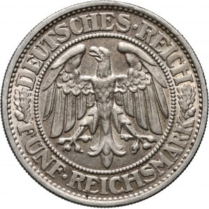 Germany, Weimar Republic, 5 Mark 1932 D, Munich, Oak