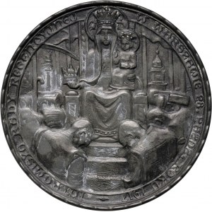 XX wiek, medal z 1917 roku, Rada Regencyjna, J. Ostrowski, A. Krakowski, Książę Z. Lubomirski