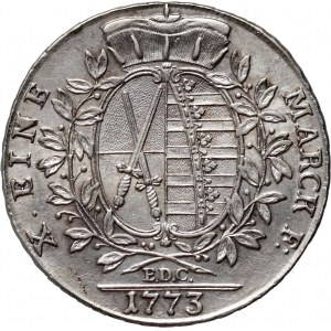 Germany, Saxony, Friedrich August III, Thaler 1773 EDC, Dresden