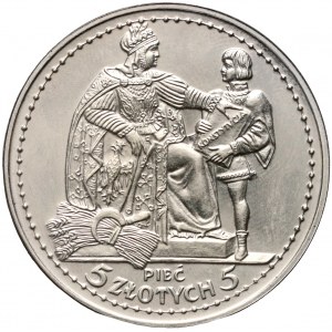 III RP, 5 złotych 1925, Konstytucja, Kremnica, KOPIA, Parchimowicz