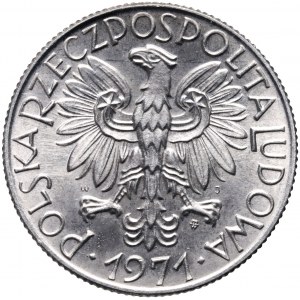PRL, 5 złotych 1971, Rybak