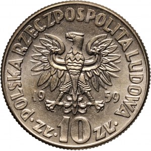 PRL, 10 złotych 1959, Mikołaj Kopernik