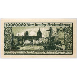 Wolne Miasto Gdańsk, 10000000 marek 31.08.1923