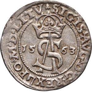Zygmunt II August, trojak 1563, Wilno