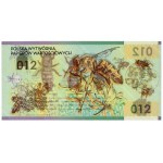 PWPW, 012, banknot testowy, Pszczoła miodna, 2012