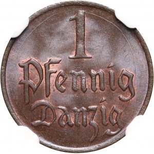 Wolne Miasto Gdańsk, 1 fenig 1923, Berlin
