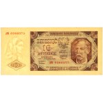 PRL, 10 złotych 1.07.1948, seria AW