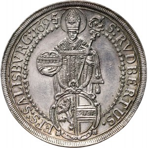 Austria, Salzburg, Johann Ernst von Thun, Thaler 1695