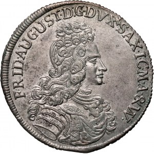 Germany, Saxony, Friedrich August I, 2/3 Thaler 1696 EPH, Leipzig