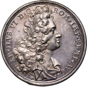 Austria, Charles VI, medal from 1714, in memory of the War of Spanish Succession