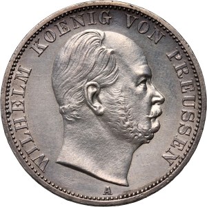 Germany, Prussia, Wilhelm I, Thaler 1867 A, Berlin