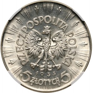 II RP, 5 złotych 1935, Józef Piłsudski