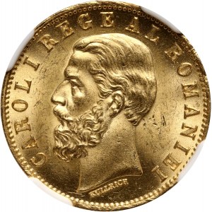 Rumunia, Karol I, 20 lei 1883 B, Bukareszt