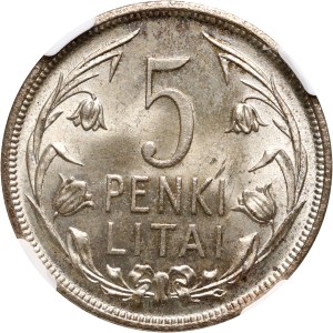 Lithuania, 5 Litu 1925
