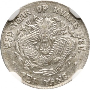 Chiny, Chihli (Pei-Yang), 5 centów, rok 25 (1899)