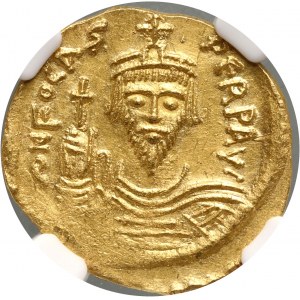 Byzantine Empire, Phocas 602-610, Solidus, Constantinople