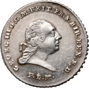 Niemcy, Brunszwik-Calenberg-Hannover, Jerzy III, 1/6 talara 1796 PLM, Clausthal