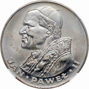 PRL, 200 złotych 1982, Valcambi, Jan Paweł II, stempel zwykły