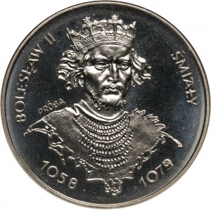 PRL, 50 złotych 1981, Bolesław II Śmiały, PRÓBA, nikiel