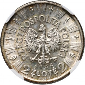 II RP, 2 złote 1934, Warszawa, Józef Piłsudski