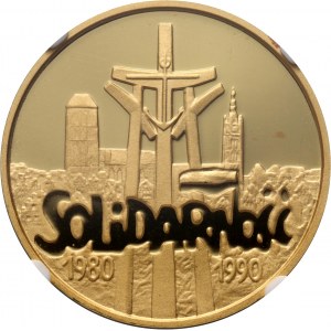 III RP, 200000 złotych 1990, Warszawa, Solidarność