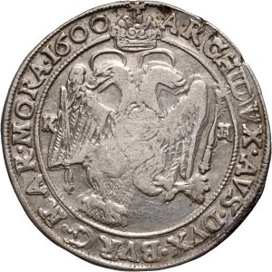 Hungary, Rudolph II, 1/2 Thaler 1600 KB, Kremnitz