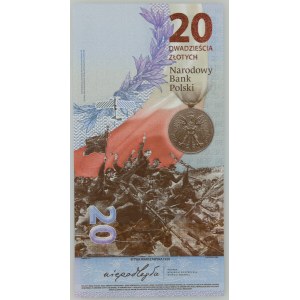III RP, 20 złotych 2020, 100. rocznica Bitwy Warszawskiej, niski numer - RP0000052