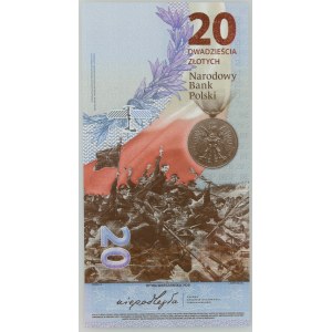 III RP, 20 złotych 2020, 100. rocznica Bitwy Warszawskiej, niski numer - RP0000127