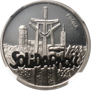 III RP, 50000 złotych 1990, Solidarność 1980-1990, PRÓBA, nikiel